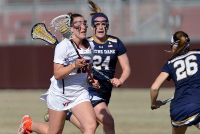 Lacrosse players at Virginia Tech