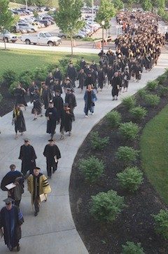 Faculty Procession Photo